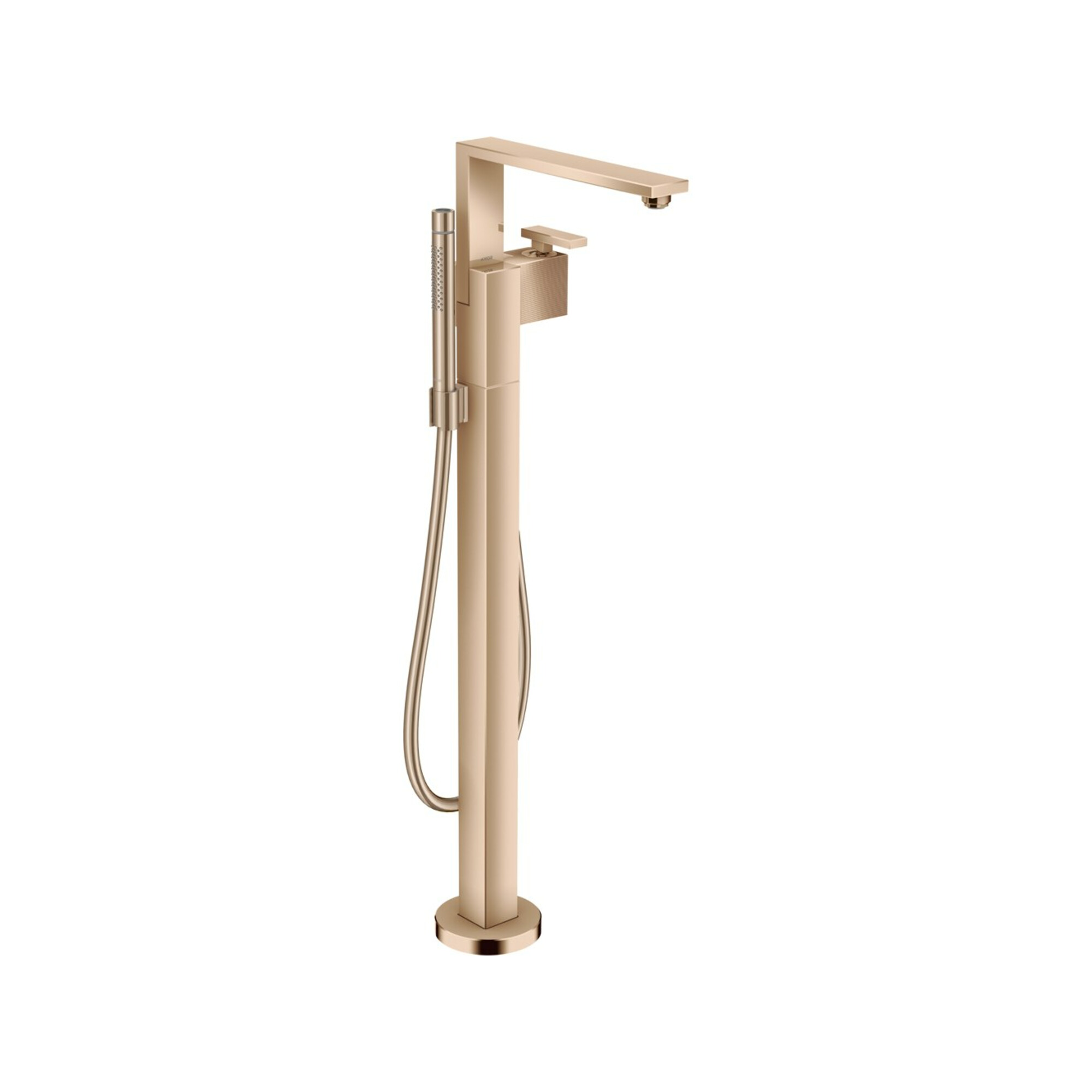 hansgrohe Wannen-Einhebelmischer Axor Edge A 255mm, boden, Diamantschl., pol. r gol