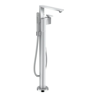 hansgrohe Wannen-Einhebelmischer Axor Edge A 255mm, bodensteh., Diamantschl., chr