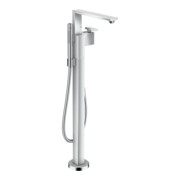 hansgrohe Wannen-Einhebelmischer Axor Edge A 255mm, bodensteh., Diamantschl., chr