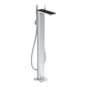 hansgrohe Wannen-Einhebelmischer Axor MyEdition A 196mm, boden, m Pl., chr./Schw.-gl.