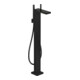 hansgrohe Wannen-Einhebelmischer Axor MyEdition A 196mm, boden, m Pl., mschwarz/SwGlas-1