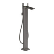 hansgrohe Wannen-Einhebelmischer Axor MyEdition A 196mm, boden, o. Pl., brush. bla vc