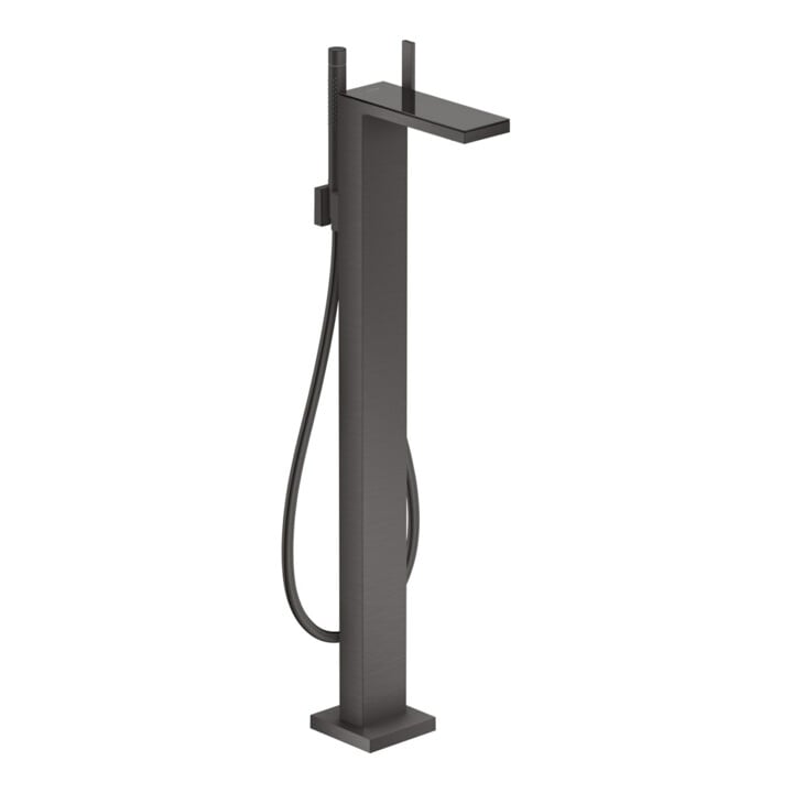 hansgrohe Wannen-Einhebelmischer Axor MyEdition A 196mm, boden, o. Pl., brush. bla vc