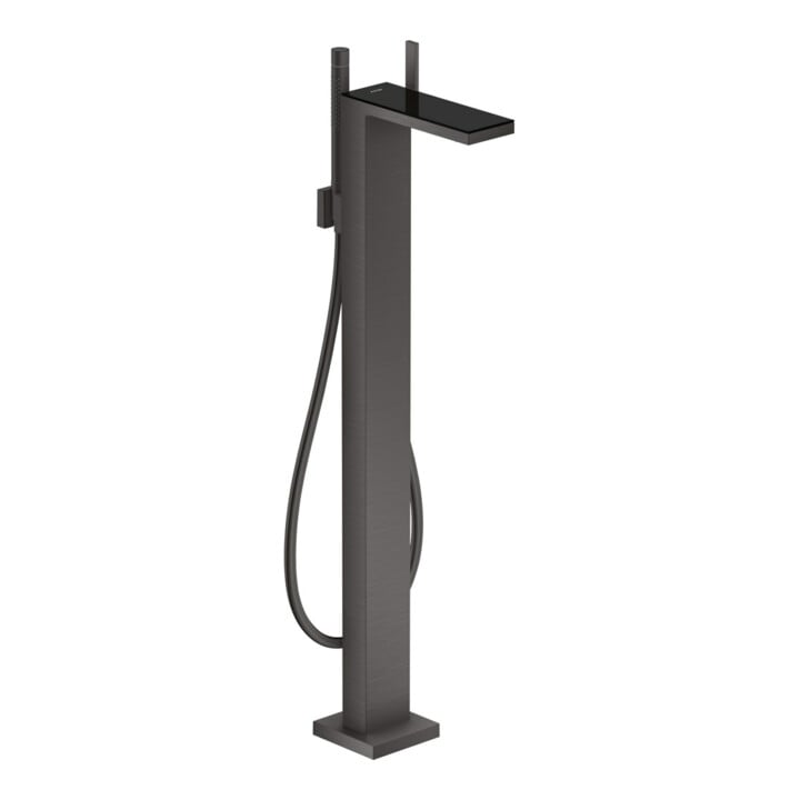 hansgrohe Wannen-Einhebelmischer Axor MyEdition A 196mm, boden, o. Pl., brush. bla vc