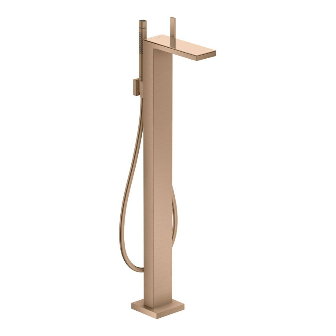 hansgrohe Wannen-Einhebelmischer Axor MyEdition A 196mm, boden, o. Pl., brush. r gol