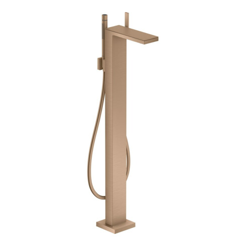 hansgrohe Wannen-Einhebelmischer Axor MyEdition A 196mm, boden, o. Pl., brush. r gol