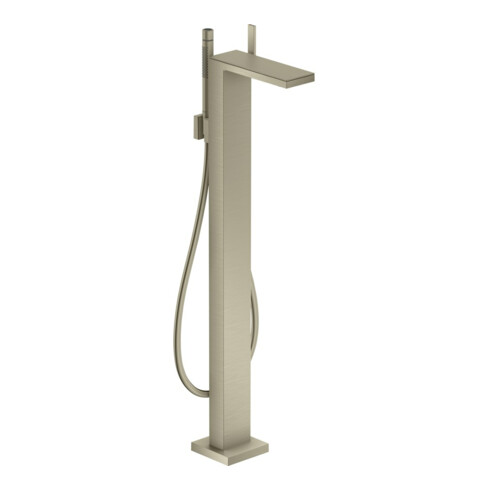 hansgrohe Wannen-Einhebelmischer Axor MyEdition A 196mm, bodensteh., o. Pl., brush. ni.