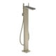 hansgrohe Wannen-Einhebelmischer Axor MyEdition A 196mm, bodensteh., o. Pl., brush. ni.