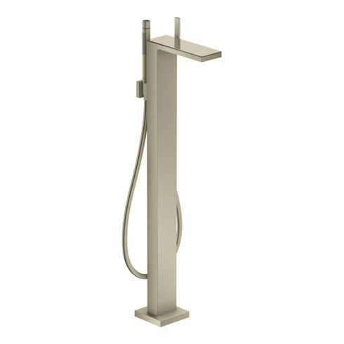 hansgrohe Wannen-Einhebelmischer Axor MyEdition A 196mm, bodensteh., o. Pl., brush. ni.