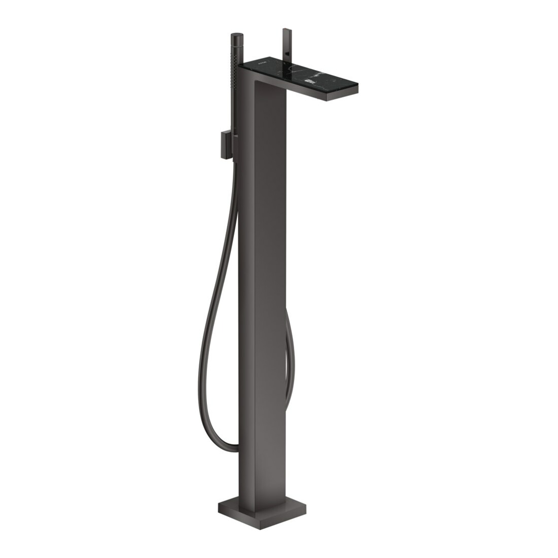 hansgrohe Wannen-Einhebelmischer Axor MyEdition A 196mm, bodensteh., o. Pl., pol. bla vc