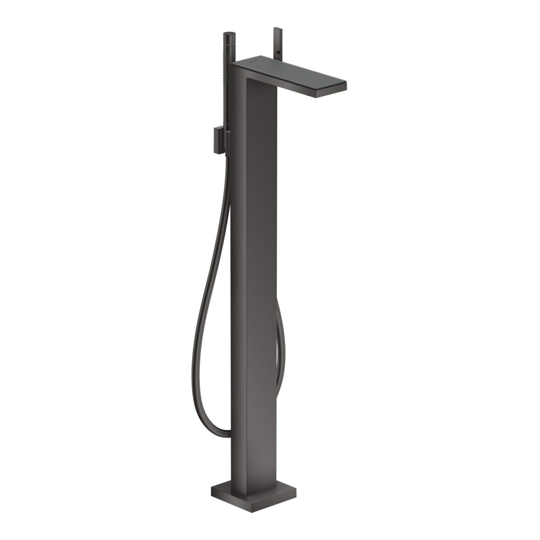 hansgrohe Wannen-Einhebelmischer Axor MyEdition A 196mm, bodensteh., o. Pl., pol. bla vc