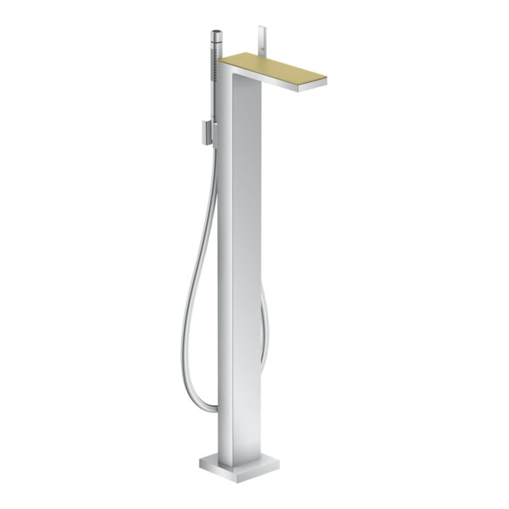 hansgrohe Wannen-Einhebelmischer Axor MyEdition Ausl. 196mm, bodensteh., o. Pl., chrom