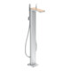 hansgrohe Wannen-Einhebelmischer Axor MyEdition Ausl. 196mm, bodensteh., o. Pl., chrom-4