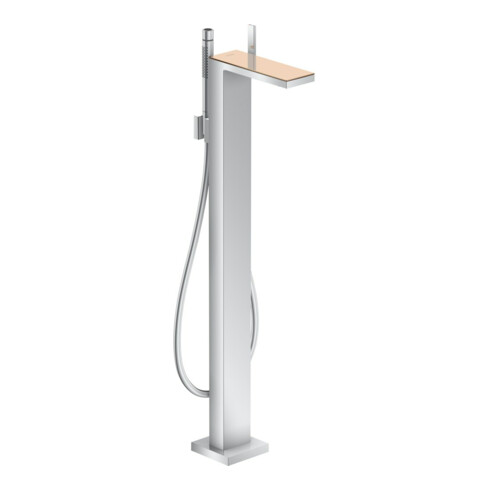 hansgrohe Wannen-Einhebelmischer Axor MyEdition Ausl. 196mm, bodensteh., o. Pl., chrom