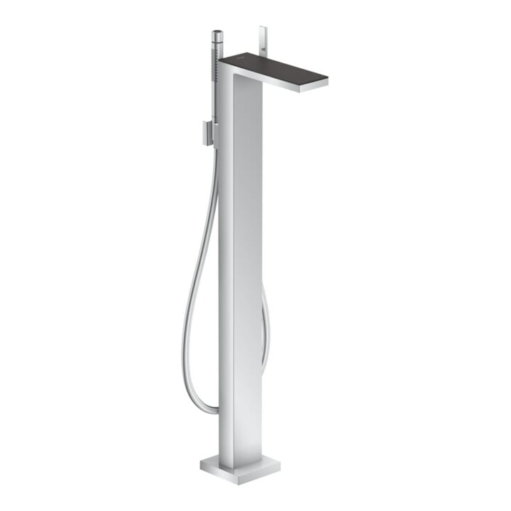 hansgrohe Wannen-Einhebelmischer Axor MyEdition Ausl. 196mm, bodensteh., o. Pl., chrom