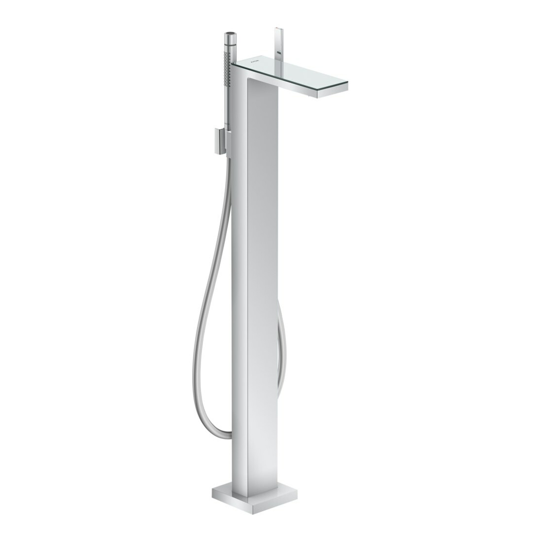 hansgrohe Wannen-Einhebelmischer Axor MyEdition Ausl. 196mm, bodensteh., o. Pl., chrom