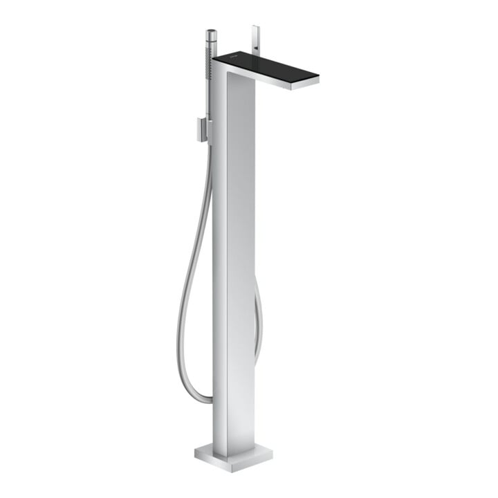 hansgrohe Wannen-Einhebelmischer Axor MyEdition Ausl. 196mm, bodensteh., o. Pl., chrom