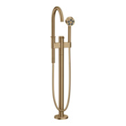 hansgrohe Wannen-Einhebelmischer Axor One Ausl. 220mm, bodensteh., brushed bronze