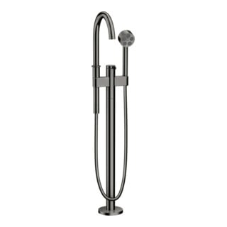 hansgrohe Wannen-Einhebelmischer Axor One Ausl. 220mm, bodensteh., pol. bla chrome