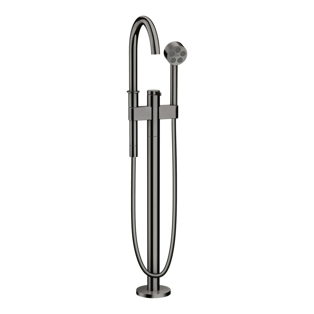 hansgrohe Wannen-Einhebelmischer Axor One Ausl. 220mm, bodensteh., pol. bla chrome