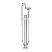 hansgrohe Wannen-Einhebelmischer Axor One Ausladung 220mm, bodenstehend, chrom