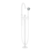hansgrohe Wannen-Einhebelmischer Axor One Ausladung 220mm, bodenstehend, mattweiß