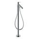 hansgrohe Wannen-Einhebelmischer Axor Starck A 156mm, boden, m Hebel, brush. r gol-1