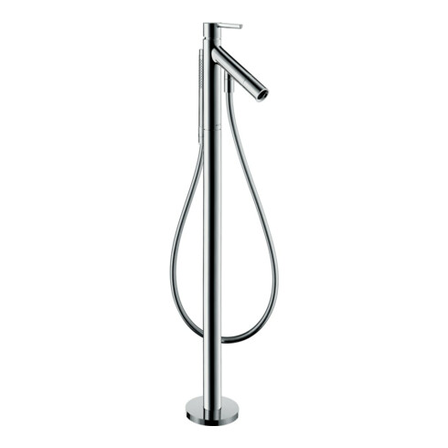 hansgrohe Wannen-Einhebelmischer Axor Starck A 156mm, boden, m Hebel, brush. r gol
