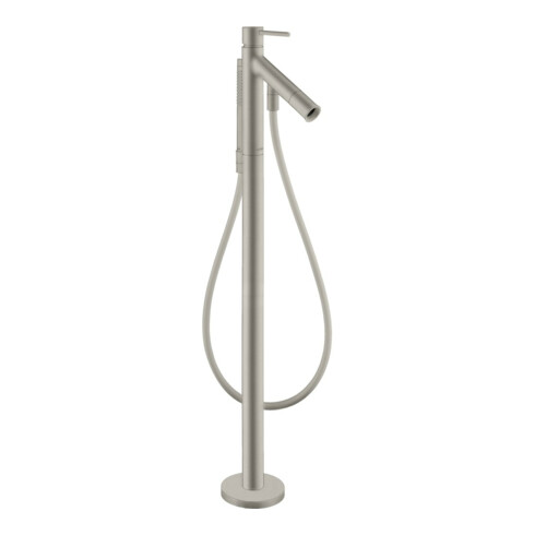 hansgrohe Wannen-Einhebelmischer Axor Starck A 156mm, boden, m Pin-Griff, ED