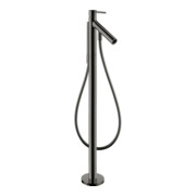 hansgrohe Wannen-Einhebelmischer Axor Starck A 156mm, boden, m Pin-Griff, pol. bla vc