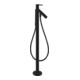 hansgrohe Wannen-Einhebelmischer Axor Starck A 156mm, bodensteh., m Hebel, matt-sw-1