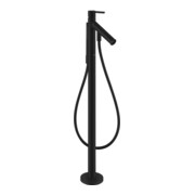 hansgrohe Wannen-Einhebelmischer Axor Starck A 156mm, bodensteh., m Hebel, matt-sw