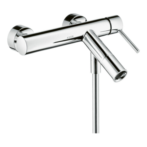 hansgrohe Wannen-Einhebelmischer Axor Starck AP, Ausl. 200mm, mit Pin-Griff, chrom