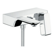 hansgrohe Wannen-Einhebelmischer Axor Urquiola AP, Ausladung 198mm, Edelstahl-Optik