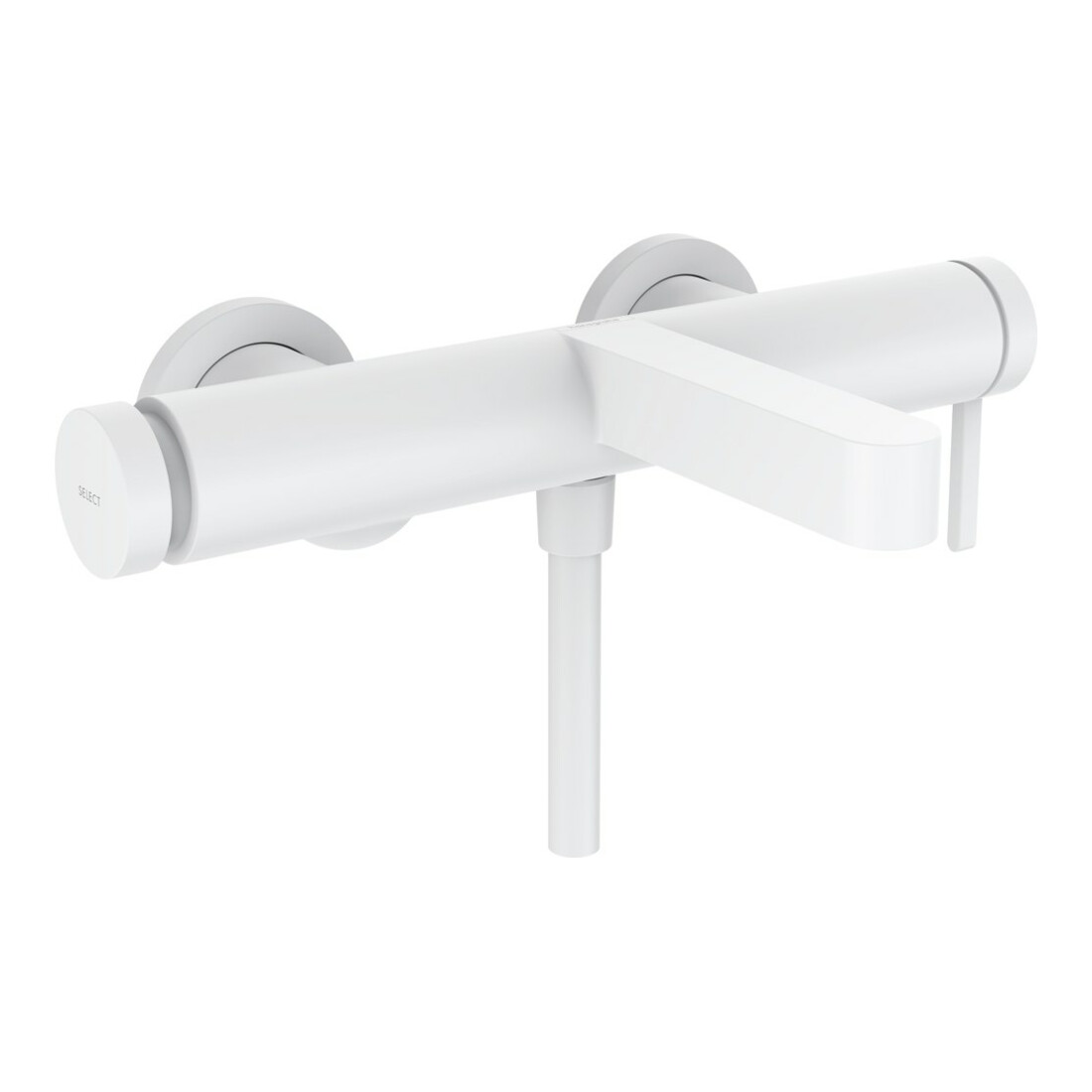 hansgrohe Wannen-Einhebelmischer Finoris AP, Ausladung 194mm, mattweiß