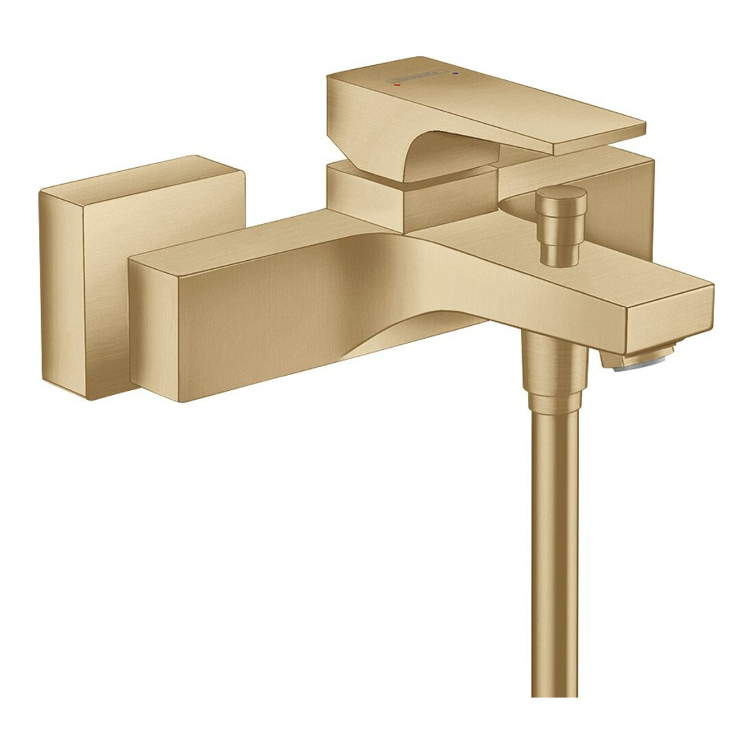 hansgrohe Wannen-Einhebelmischer Metropol AP, m Hebel, Ausl. 180mm, brushed bronze