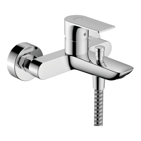 hansgrohe Wannen-Einhebelmischer Rebris E AP, 2 Verbr., Ausladung 182mm, chrom