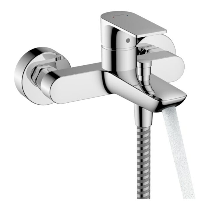 hansgrohe Wannen-Einhebelmischer Rebris E AP, 2 Verbr., Ausladung 182mm, chrom
