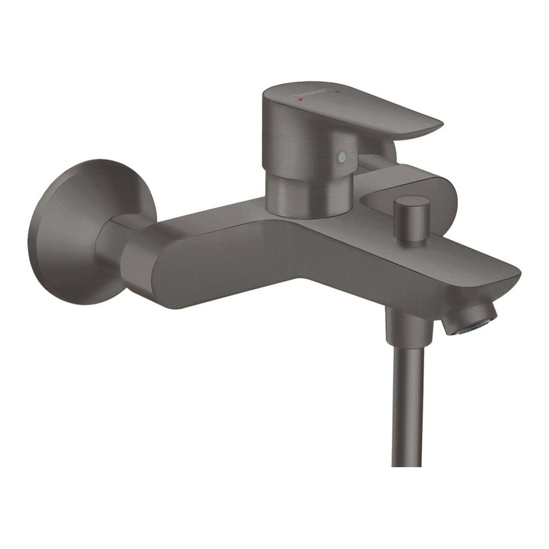 hansgrohe Wannen-Einhebelmischer Talis E AP, brushed black chrome