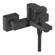 hansgrohe Wannen-Einhebelmischer Vernis Shape AP, 2 Verbr., Ausl. 166mm, mattschwarz