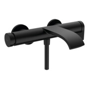 hansgrohe Wannen-Einhebelmischer Vivenis AP, Ausladung 216mm, schwarz matt