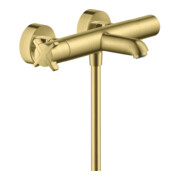 hansgrohe Wannen-Thermostat Axor Citterio E AP, Ausl. 177mm, 2 Verbr., brushed brass
