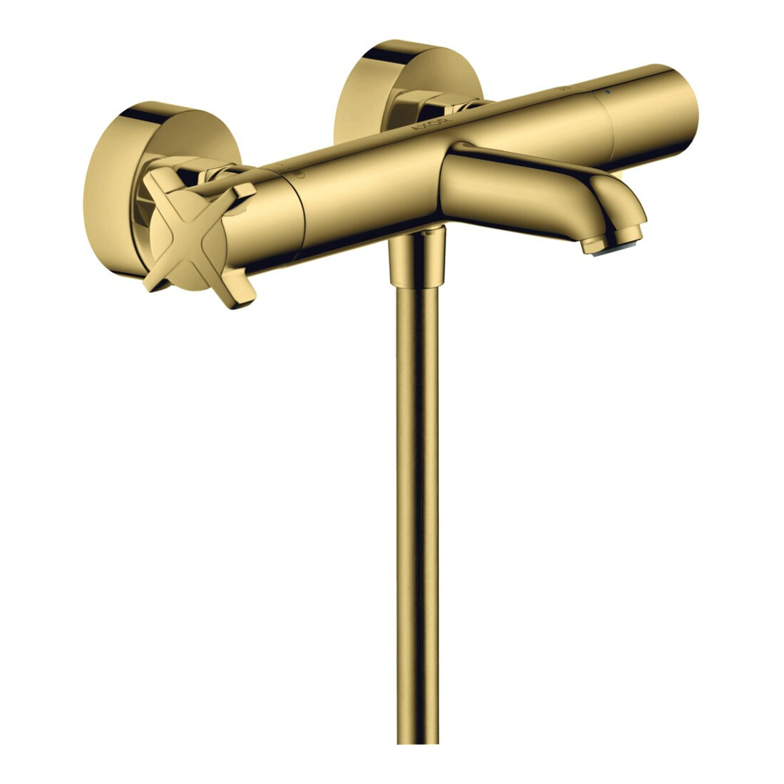hansgrohe Wannen-Thermostat Axor Citterio E AP, Ausl. 177mm, 2 Verbr., pol. gol opt