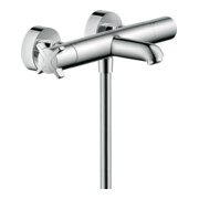 hansgrohe Wannen-Thermostat Axor Citterio E AP, Ausl. 177mm, 2 Verbraucher, chrom