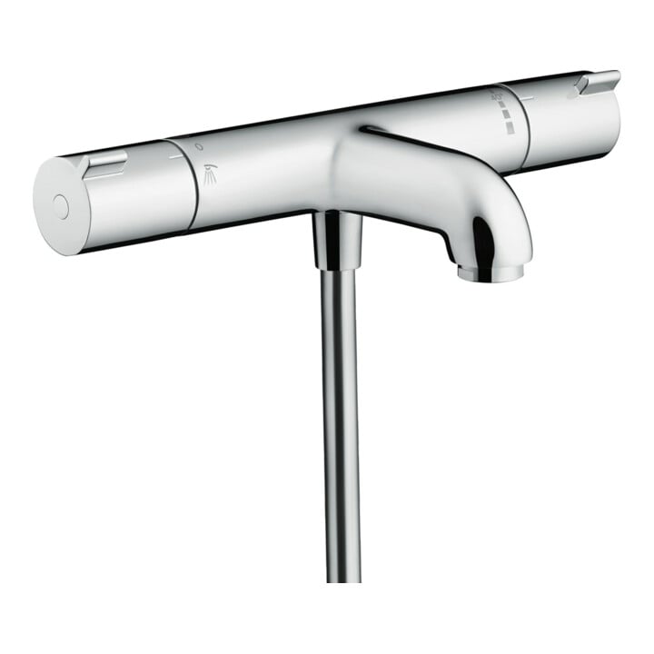 hansgrohe Wannen-Thermostat Ecostat 1001 CL 296x102mm, AP, 2 Verb, Ausl. 182mm, chr