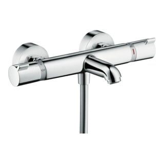 hansgrohe Wannen-Thermostat Ecostat Comfort 305x188mm, AP, 2 Verb, Ausl. 177mm, chr