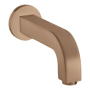 hansgrohe Wanneneinlauf Axor Citterio Ausladung 165mm, brushed red gold