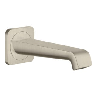 hansgrohe Wanneneinlauf Axor Citterio E Ausladung 181mm, brushed nickel