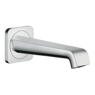 hansgrohe Wanneneinlauf Axor Citterio E Ausladung 181mm, Edelstahl-Optik