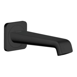 hansgrohe Wanneneinlauf Axor Citterio E Ausladung 181mm, mattschwarz